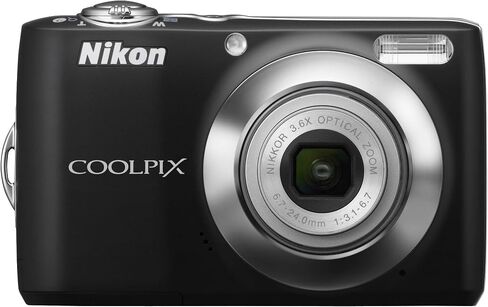 كاميرا Nikon Coolpix L22 12.0 ميجابكسل رقمية مع تكبير بصري 3.6x وشاشة LCD 3.0 بوصة (أسود) (الطراز القديم) (متجدد) in Saudi Arabia