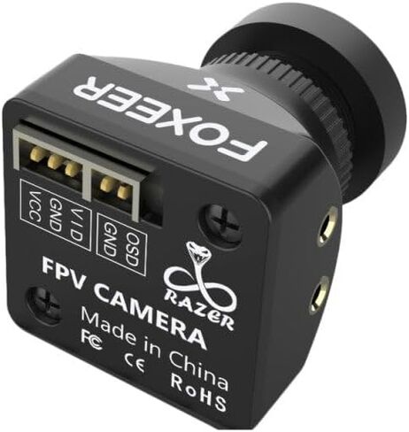 كاميرا 1200TVL Mini Standard Razer FPV، PAL NTSC قابلة للتحويل، زمن استجابة 4 مللي ثانية in Kuwait