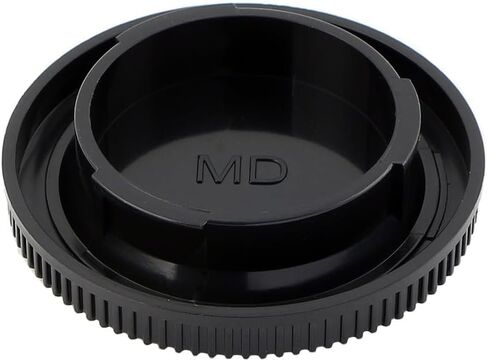 2 Pack Rear Lens Cap and Camera Body Cap Cover Kit for SR-1 SR-2 SR-7 SR-T 101 XK XM X-1 XE-5 XE XE-1 XE-7 XD XD-7 XD-11 XG XG-7 XG-M X-300 X-370 and More Minolta Rokkor MD MC SR Mount Camera Lens in Saudi Arabia