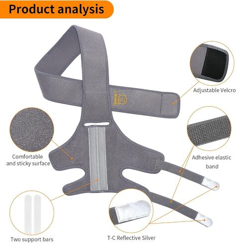 Dog Knee Brace for Cruciate Ligament Injury Joint Pain Muscle Soreness. Adjustable Dog Leg Brace, Dog Support Brace,Dog Hind Leg Support.(Black S) in Saudi Arabia