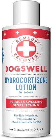 DOGSWELL Remedy + Recovery 0.5% Hydrocortisone Lotion for Dogs, 4 oz. (Packaging May Vary) in Saudi Arabia
