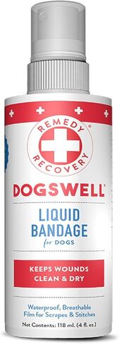 Remedy+Recovery Liquid Bandage for Dogs and Sulfodene Dog Wound Care Ointment, Relieves Pain & Prevents Infection For Dog Cuts, Scrapes, Bites and Injuries, 2 Ounce in Kuwait