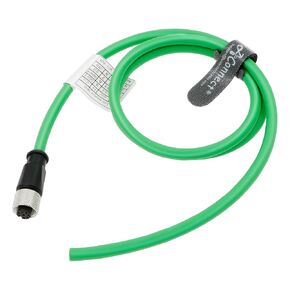 M12 A Code 8 Pin Female to Flying Leads Cable Industrial Aviation Sensor Waterproof Electrical Shielded Cable for Industrial Cameras Automation Device Network Fieldbus Module 2M