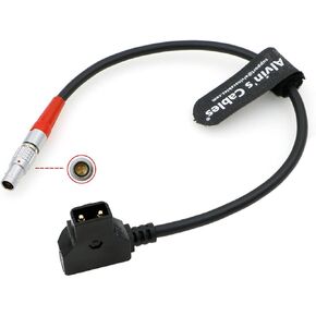 Alvin's Cables Motor Power Cable LBUS 4 Pin Male to D tap for ARRI cforce RF Motor| FIZ MDR Wireless Focus| Master Grips 30cm|12inches