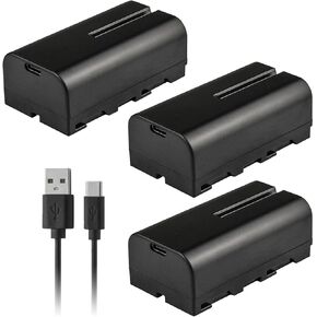 بطارية Kastar NP-F570T USB-C بديلة من 3 قطع لـ VILTROXX Ninja 10 & Ninja 10B، NANLITE Forza 60 II، Forza 60B II، Forza 60C، COLBOR CL60 CL60R CL100X CL100XM LED ضوء فيديو in Kuwait