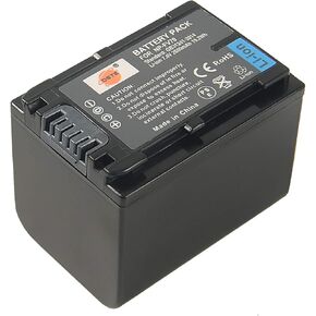 QIAOJINLIN DSTE 7.4V 2600mAh NP-FV70 بطارية ليثيوم أيون قابلة للشحن بديلة متوافقة مع كاميرا CX220 CX230 CX260V CX290 CX900 HC9 PJ10 PJ30V
