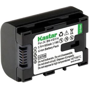 Kastar Fully Decoded BN-VG114 Battery for JVC BN-VG107 BN-VG107U BN-VG108U BN-VG108E BN-VG114U BN-VG114E BN-VG121 BN-VG121U BN-VG138 BN-VG138U BN-VG138E