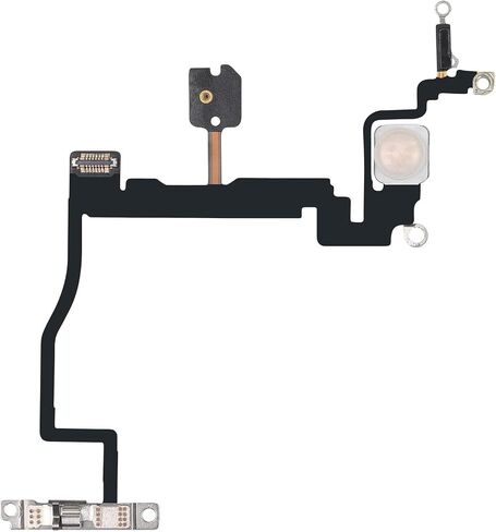 استبدال كابل ضوء الفلاش المرن لزر الطاقة لهاتف iPhone 11 PRO، إصلاح تشغيل/إيقاف التحكم في الميكروفون، مفتاح كابل ضوء الفلاش مع حامل معدني لميكروفون التجميع لـ 11Pro in Saudi Arabia