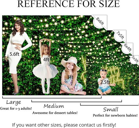 Mocsicka Green Leaves Happy Birthday Backdrop Greenery Pink Neon Birthday Backdrops 30th 40th 50th Adult Birthday Party Decorations Photo Background (Pink, 7x5ft (82x60 inch)) in Saudi Arabia