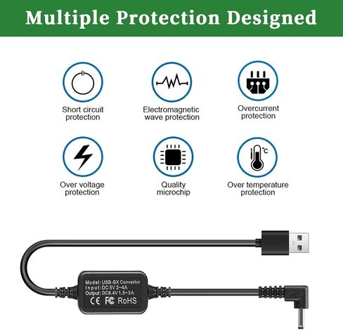 LP-E10 الدمية بطارية USB سلك الطاقة ACK-E10 إمدادات الطاقة DR-E10 DC مقرنة عدة لكاميرات Canon EOS Rebel T7 T6 T5 T3 1100D 1200D 1300D 1500D 2000D، Kiss X50 X70 X80 X90. in Kuwait