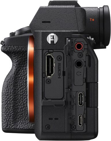 Sony a7 IV Mirrorless Camera with 28-70mm Lens ILCE-7M4K/B, 64GB Memory Card, Filter Kit, Wide Angle Lens, Telephoto Lens, Color Filter Kit, Lens Hood, Bag, and More in Saudi Arabia