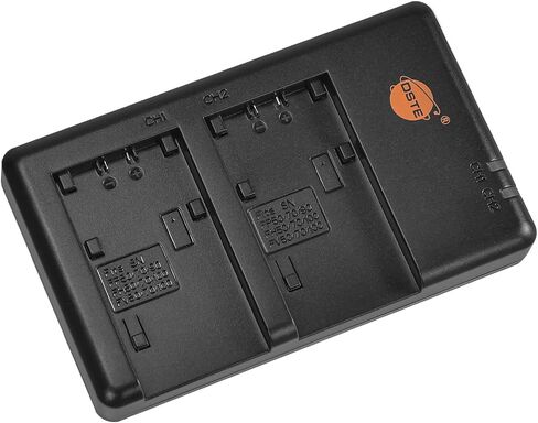 شاحن بطارية مزدوج سريع DSTE متوافق مع سوني NP-FP30 NP-FP50 NP-FP60 NP-FP70 NP-FP90 NP-FH30 NP-FH60 NP-FH70 NP-FH100 NP-FV50 NP-FV60 NP-FV70 NP-FV100 بطارية BC- شاحن تي ار في BC-VH1 AC-VQH10 in Saudi Arabia