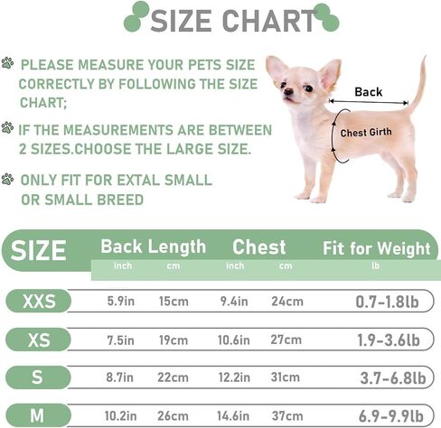 2 Pieces Dog Sweater for Small Dogs Chihuahua Clothes Winter Cute Knitwear in Kuwait
