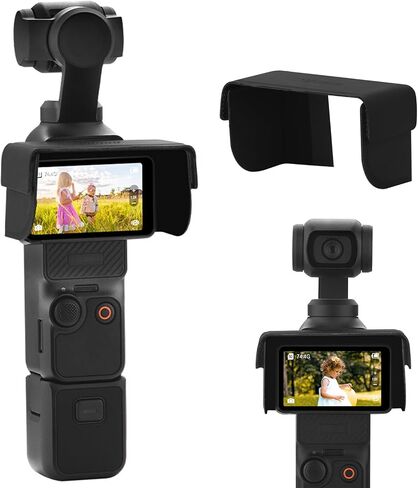 O'woda Screen Sun Hood for DJI Osmo Pocket 3 - Foldable Sunshade Camera Screen Visor Shield for DJI Osmo Pocket 3 Accessories in Saudi Arabia