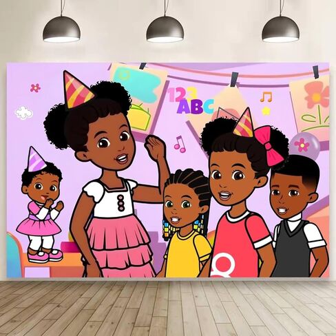 Gracies Corner Birthday Banner Backdrop, Gracies Corner Party Supplies for 1st Birthday Decorations (5x3ft) in Kuwait