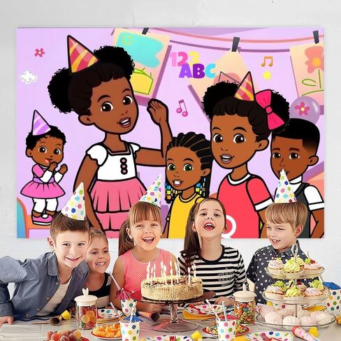 Gracies Corner Birthday Banner Backdrop, Gracies Corner Party Supplies for 1st Birthday Decorations (5x3ft) in Kuwait