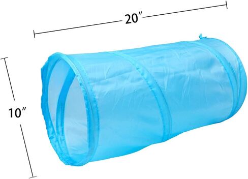 iCAGY Cat Tunnel for Indoor Small Cats Kittens Rabbits, Foldable Tube Toys in Kuwait