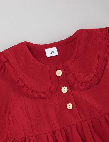 فستان Glaoly للفتيات الصغيرات بأكمام طويلة وسترة محبوكة مضلعة فساتين الخريف والشتاء in Kuwait