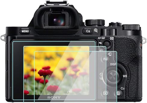 واقي شاشة A7S، لكاميرا Sony A7 a7r A7S، زجاج مقوى عالي الدقة مضاد للفقاعات ومضاد للخدش وبصمات الأصابع [3 عبوات] in Kuwait