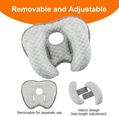KAKIBLIN Baby Neck Pillow, Upgraded Baby Neck Pillows for Car Seat | Infant Neck Support Pillow, Head and Neck Support for 3-12 Months, Newborn Head Support for Car Seats, Strollers, Pushchairs in Saudi Arabia