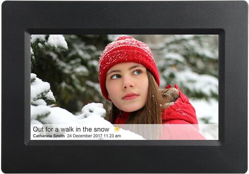 Supersonic SC-7107W 7-Inch Smart Photo Frame IPS Touch Screen with 8GB Memory, WiFi, App Control, Multi-Language Menus and Auto-Rotation. Display, Share, and Cherish Memories Easily. in Kuwait