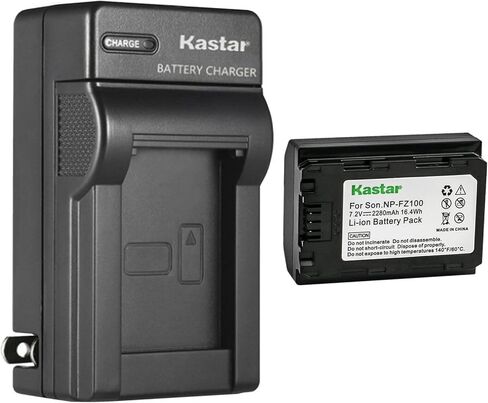 Kastar NP-FZ100 AC Wall Battery Charger Replacement for Sony Alpha ZV-E1 – Full-frame Mirrorless Vlog Camera, Alpha A6700 α6700 Hybrid Camera, Alpha A7C II α7C II, Alpha A7CR α7CR Camera in Saudi Arabia