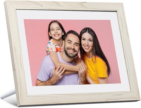 إطار صور رقمي Dragon Touch - إطار صور رقمي كبير مقاس 15.6 بوصة واي فاي مع مساحة تخزين 32 جيجابايت، شاشة لمس FHD، إعداد سهل لمشاركة الصور أو مقاطع الفيديو عن بعد عبر تطبيق Vphoto من أي مكان in Kuwait