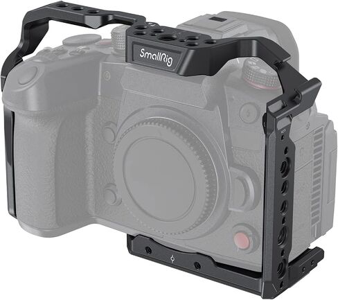 SmallRig GH6 Cage for Panasonic GH6, Full Cage with Integrated NATO Rail, Cold Shoe Mount and Quick Release Plate for Arca- 3784 in Saudi Arabia
