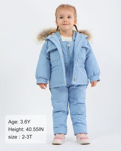 بدلة ثلج للأولاد والبنات من WESIDOM، مجموعات ملابس شتوية للأطفال الصغار in Kuwait