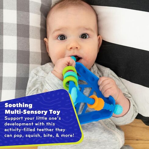 Mobi Peeka Activity Toy - Tummy Time Baby Mirror, Food Grade Silicone Montessori Toys, Shatterproof Mirror for Babies, BPA and Phthalate Free - for 0-6 Months Newborns and Up in Saudi Arabia