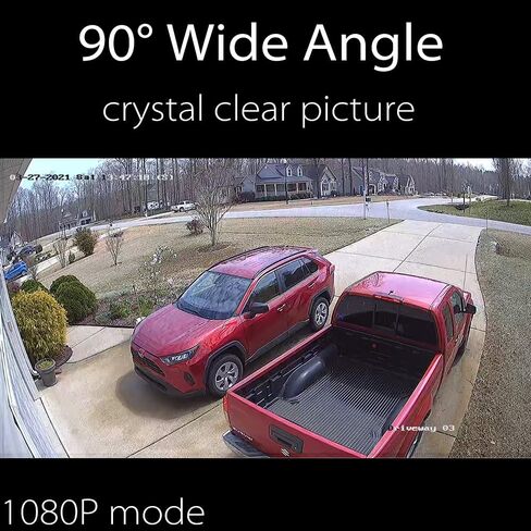 رؤية ليلية واضحة 1080P زاوية واسعة (AHD TVI CVI 960H) كاميرا CCTV مقاومة للماء داخلية وخارجية (ABS، وليست معدنية) in Kuwait