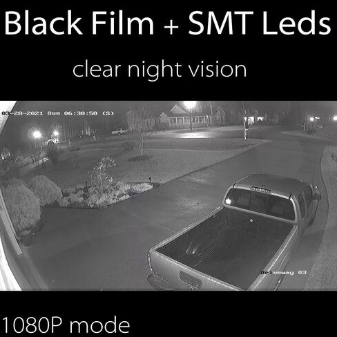 رؤية ليلية واضحة 1080P زاوية واسعة (AHD TVI CVI 960H) كاميرا CCTV مقاومة للماء داخلية وخارجية (ABS، وليست معدنية) in Kuwait