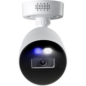 Lorex Indoor/Outdoor 4K Ultra HD Smart Deterrence CVI Wired Bullet Security Camera, Color Night Vision, Dual Warning LED Lights, Siren, Accessory Camera only, No Cable