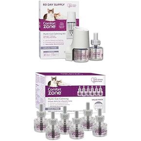 Comfort Zone Multi-Cat Diffuser: Trial Kit (1 Diffuser & 1 Refill)