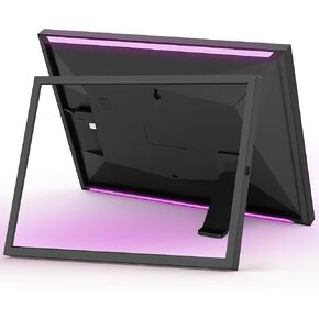 LED Light Outer Frame for Digital Picture Frame Model 102KZ, 102K, 112K, 7 Lighting Color Options Outer Frame Decoration for Digital Photo Frames