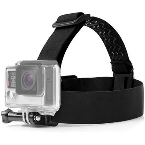 ASOCEA Action Camera Head Mount Strap Adjustable Wearing Headband Compatible with Gopro Hero 12/11/10/9/8/7/6/5,AKASO EK7000/Brave 4/V50X Native/V50 Elite Action Camera and so on