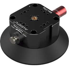 حامل كأس شفط للكاميرا 4.5 بوصة، حامل كأس شفط مع فتحة براغي 1/4 بوصة و3/8 بوصة مثبتة على جسم السيارة أو القارب أو النافذة أو السلس مع كاميرات الحركة وكاميرات DSLR in Kuwait