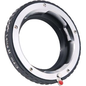 Haoge Manual Lens Mount Adapter for Leica M LM Lens to Olympus and Panasonic Micro Four Thirds MFT M4/3 M43 Mount Camera