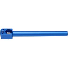 15mm Rod Tube for Sony ARRI RED Camera Wireless Follow Focus Lens Motor Shoulder Rail Accessory Mounting with 3/8" Thread, 15cm Long (Blue)