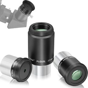 Alstar 1.25-Inch 6mm 20mm 32mm Plossl Telescope Eyepiece Set - 4-Element Plossl Design - Threaded for Standard 1.25inch Astronomy Filters