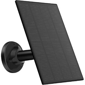 Solar Panel for Solar Security Camera Wireless Outdoor Only Compatible with Rechargeable Battery Powered Surveillance Cam, Continuous Solar Power for Camera, DC 5V 3.5W Micro USB Port