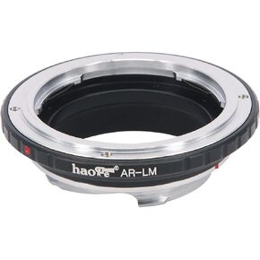 Haoge Lens Mount Adapter for Konica AR Lens to Leica M LM Mount Camera such as M240, M240P, M262, M3, M2, M1, M4, M5, M6, MP, M7, M8, M9, M9-P, M Monochrom, M-E, M, M-P, M10, M-A