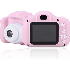 Children's Digital Camera 1080P Mini Portable Kids Camera 2.0 Inch IPS Color Screen with Photo Video, Lanyard for Neck, Replaceable Memory Card, for Kids (Blue)