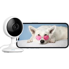 WiFi Security Camera 2K, Indoor Home Cameras for Dog/Pet/Elder/Baby Monitor, Smart Siren with Phone App, Advanced Night Vision, SD/Cloud Storage, Alexa Compatible