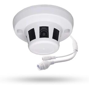 Real HD 4K 8MP PoE IP Camera, H.265 Super Low Lux Surveillance CCTV Security Camera with 3.7mm Lens, No IR, Indoor, Compatible with Hik Vision NVR and Blue Iris
