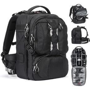 Tamrac Anvil Slim 11 Camera Backpack for Photographers DSLR Camera Bag with Laptop Compartment, Professional Photography Backpack, Camera Bag with Tripod Holder, Camera Carrying Case, Black