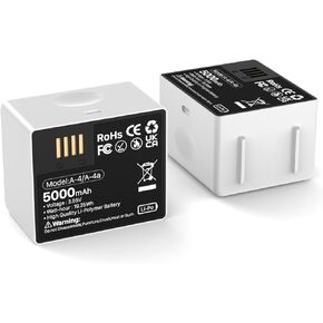 عبوتان من بطارية بديلة بقدرة 5000 مللي أمبير في الساعة لـ Arlo pro 4، إصدار جديد 2024 من بطارية ليثيوم عالية السعة، متوافقة مع كاميرا Arlo Pro 5/5S 2K/Arlo Pro 3/Pro 4/Ultra/Ultra 2 in Kuwait