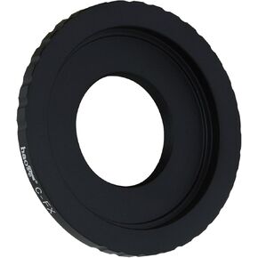 Haoge Lens Mount Adapter for C Movie Film Lens to Fujifilm X FX mount Camera such as XA1 X-A2 X-A3 X-A5 X-A10 X-A20 X-E1 X-E2 X-E2s X-E3 X-H1 X-M1 X-Pro1 X-Pro2 X-T1 X-T2 X-T3 X-T10 X-T20 X-T30 X-T100