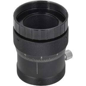 Helical Focuser Aluminium Alloy 1.25inches Inner T Interface Double Helical Focuser High Precision 10mm Focusing Stroke for Astronomical Telescope Double Helical Focuser