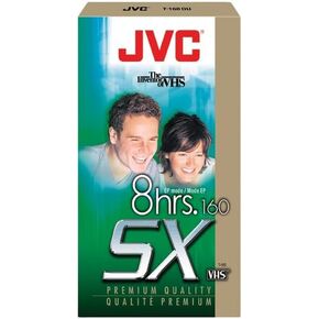 شريط فيديو JVC T160Du3 لمدة 60 دقيقة VHS (3 قطع)